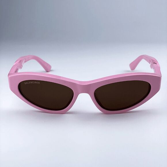 NEW Balenciaga BB0207S 004 BARBIE Pink Brown Cat Eye Women Sunglasses main image 4